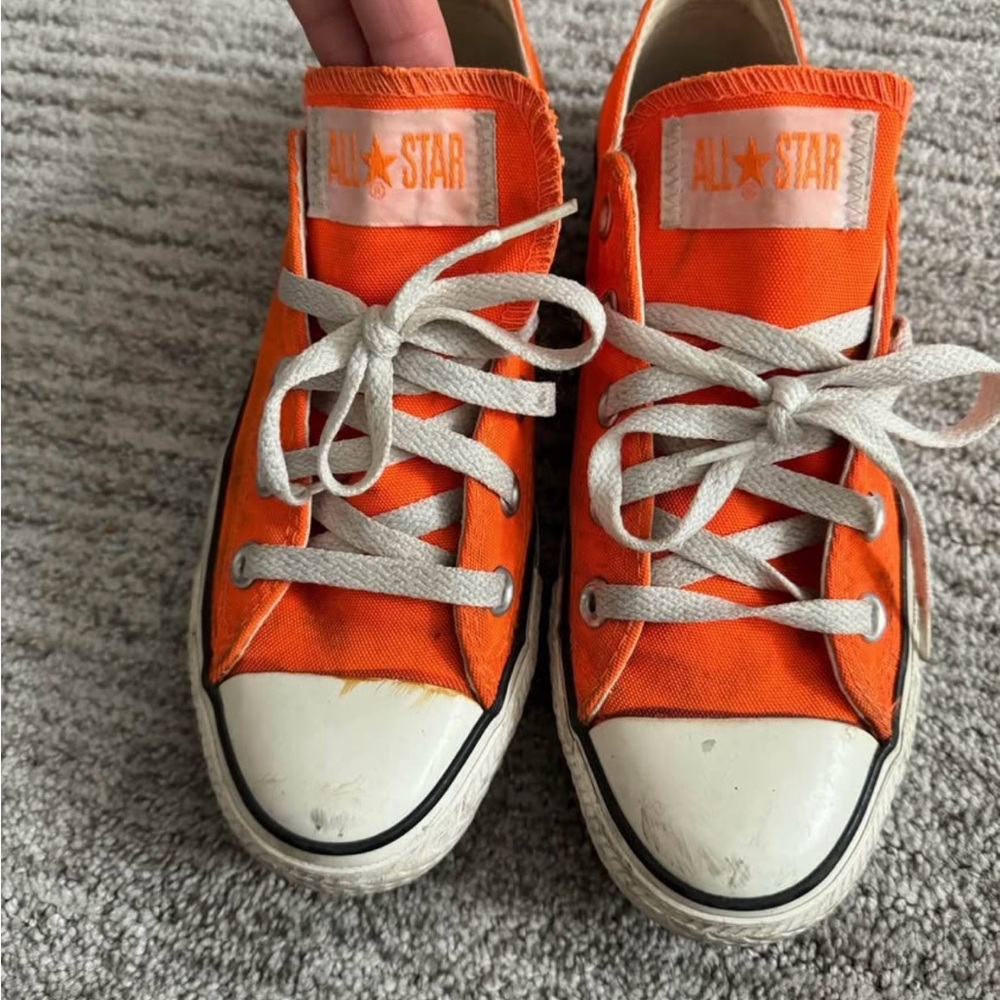 Kids Orange Sneakers